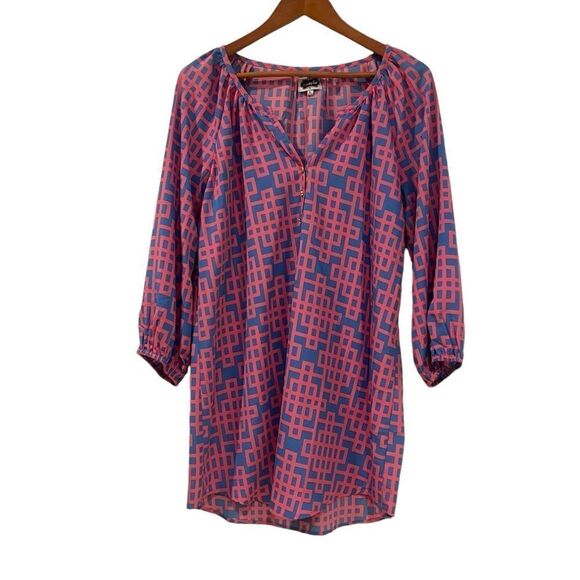 3 for $30! Mud pie patterned blouse. Size large - Picture 1 of 8